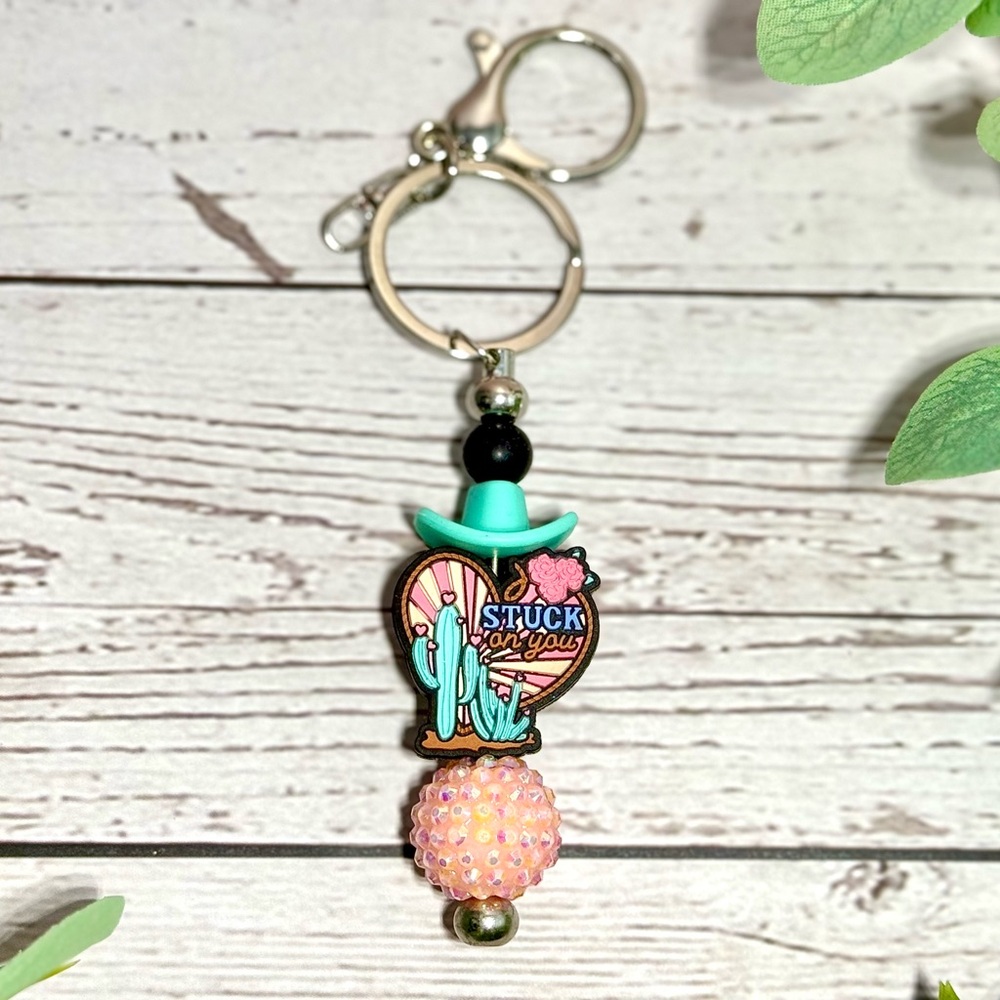 Stuck on You Keychain